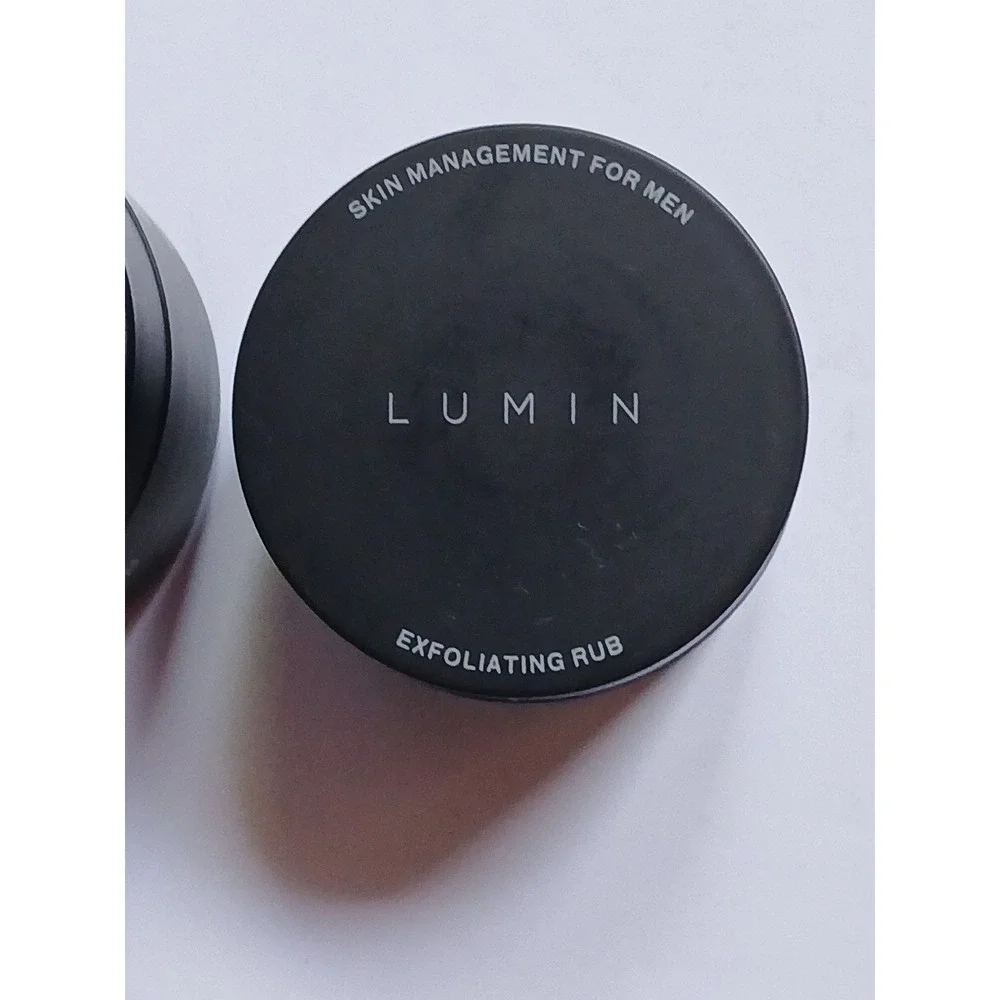 Lumin Men Skin Management Lot 6pc Moisturizing Balm Exfoliating Rub